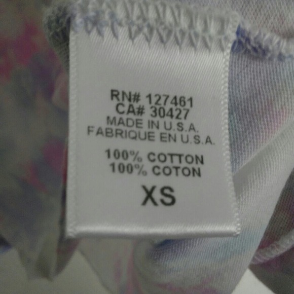 Wildfox Sci-Fi AF Tie Dye Rivo Tee T Shirt Size XS - Picture 6 of 7